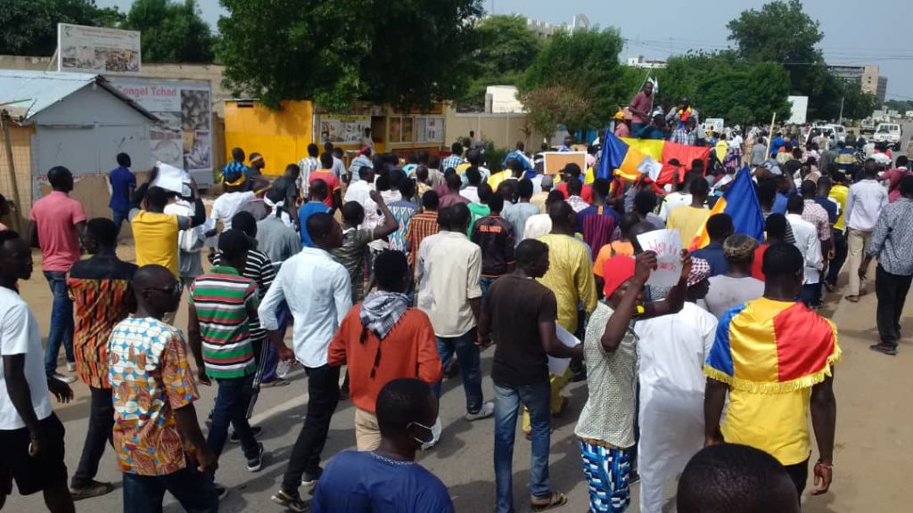 Article : Au Tchad, une énième marche pacifique contre les militaires au pouvoir