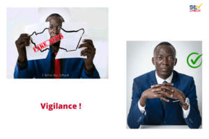 Article : Tchad : faux, cette image ne montre pas l’opposant Succès Masra tenant la carte du Tchad divisée en deux